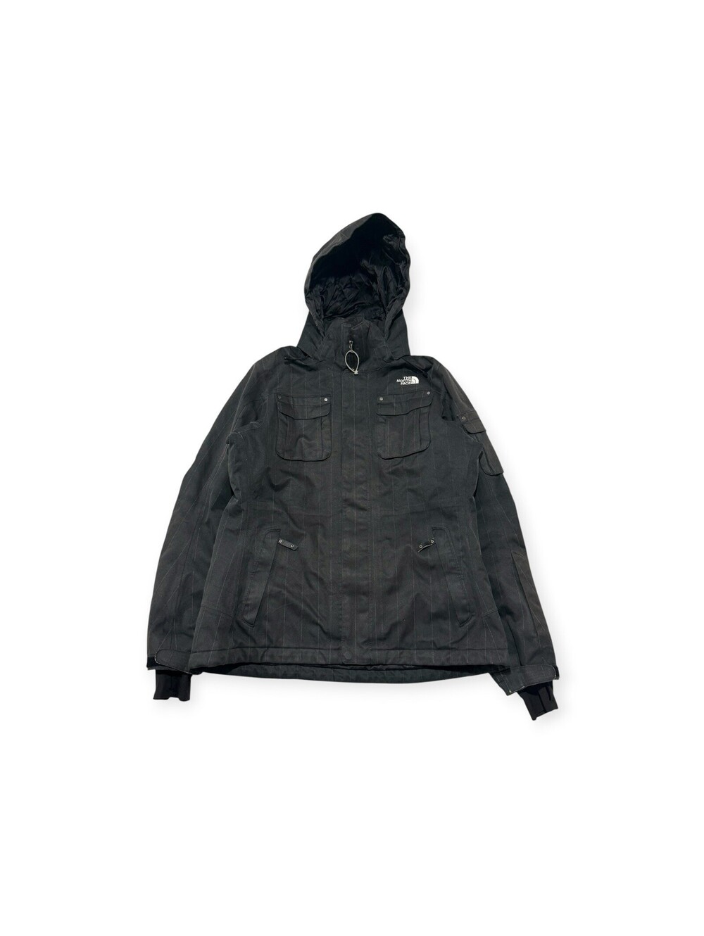 The North Face Baker Deluxe HyVent Pinstripe Insulated Jacket Size L Women’s